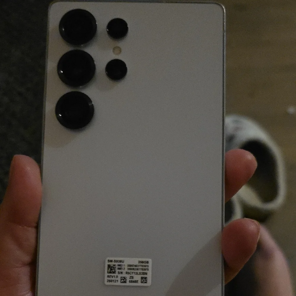 Sleek Black Smartphone with Advanced Features